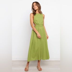 Petal & Pup Esther Dress in Green — NWT